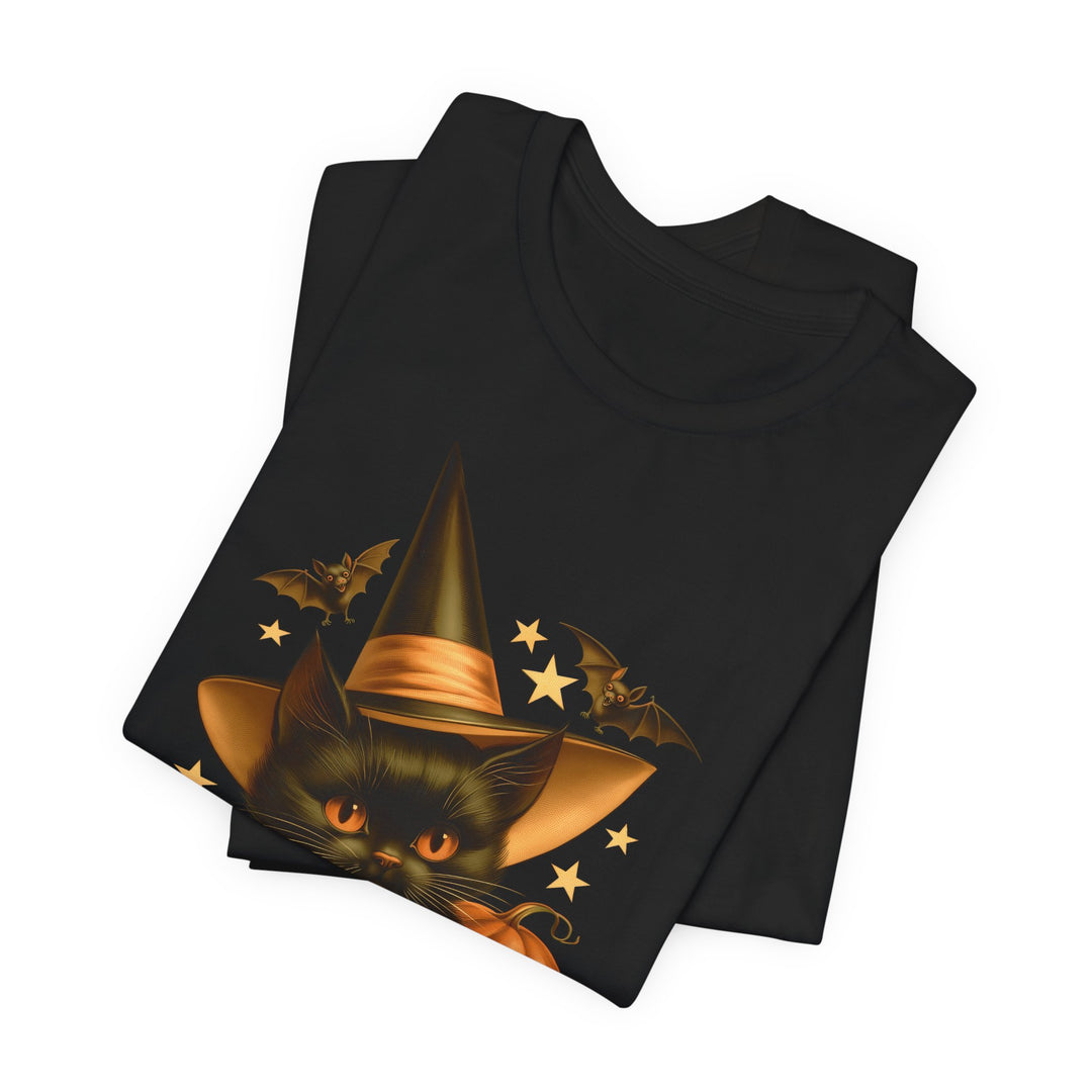 Vintage Witch Kitty Pumpkin Women&