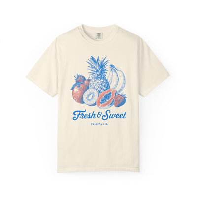 Fresh & Sweet Fruit Womens L'Atomique Relaxed Fit Comfort Colors Graphic Tee