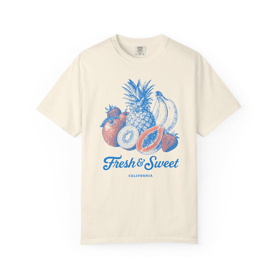 Fresh & Sweet Fruit Womens L'Atomique Relaxed Fit Comfort Colors Graphic Tee