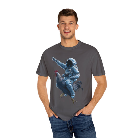 Chicken Run Astronaut Mens WUNDERLAND Short Sleeve Tee