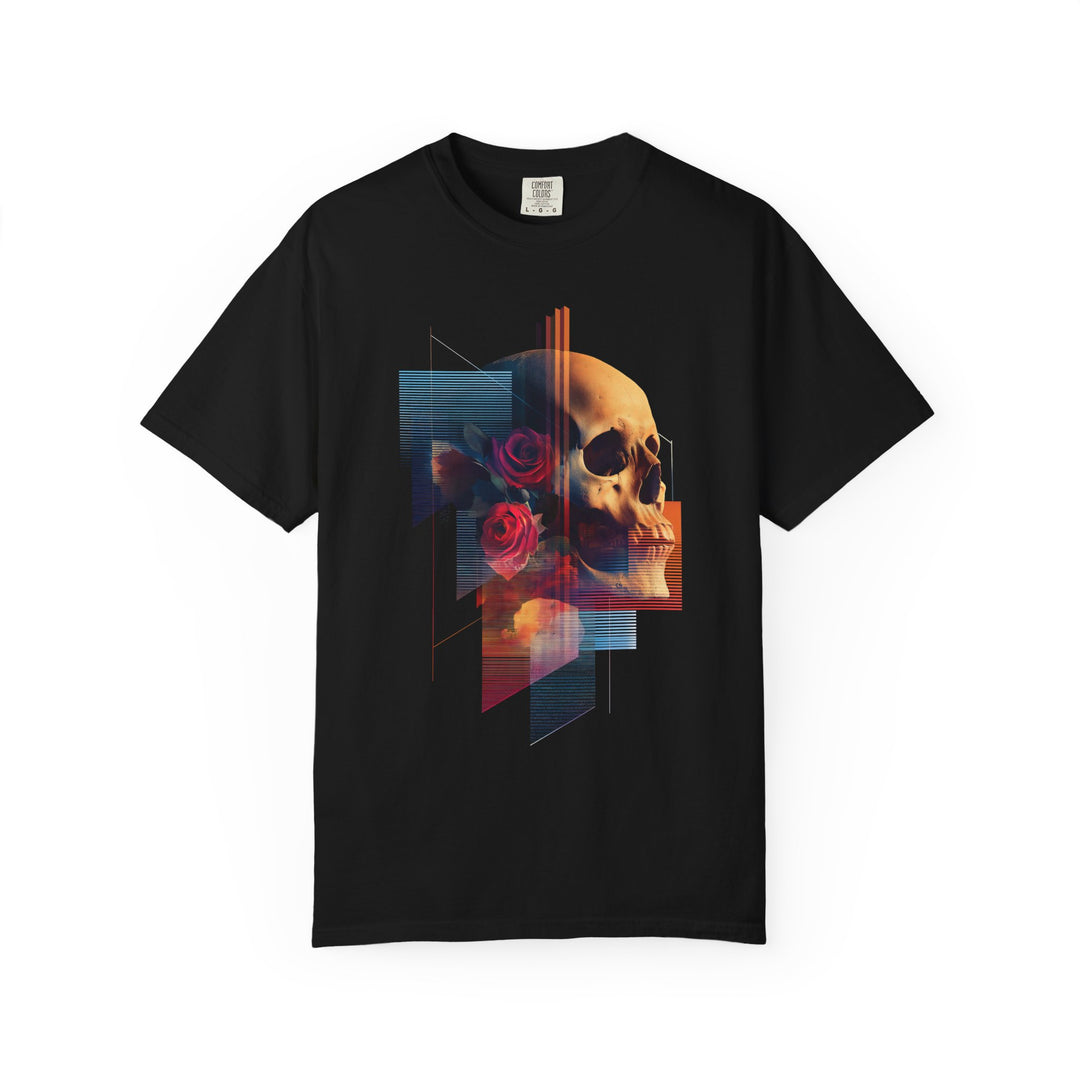 Mortal Visions Skull &amp; Roses Mens ATOMYK Short Sleeve Tee