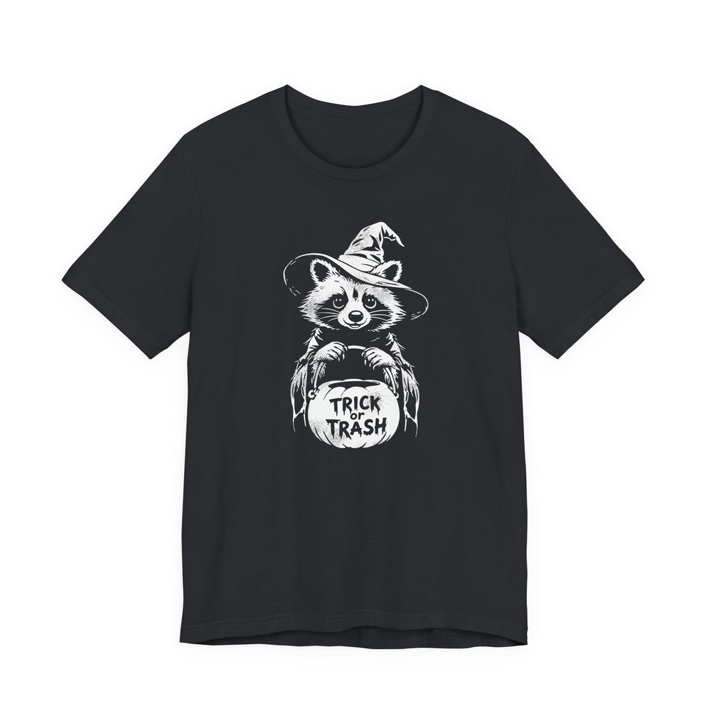 Trick Or Trash Raccoon Women's Halloween Classic Fit Tee