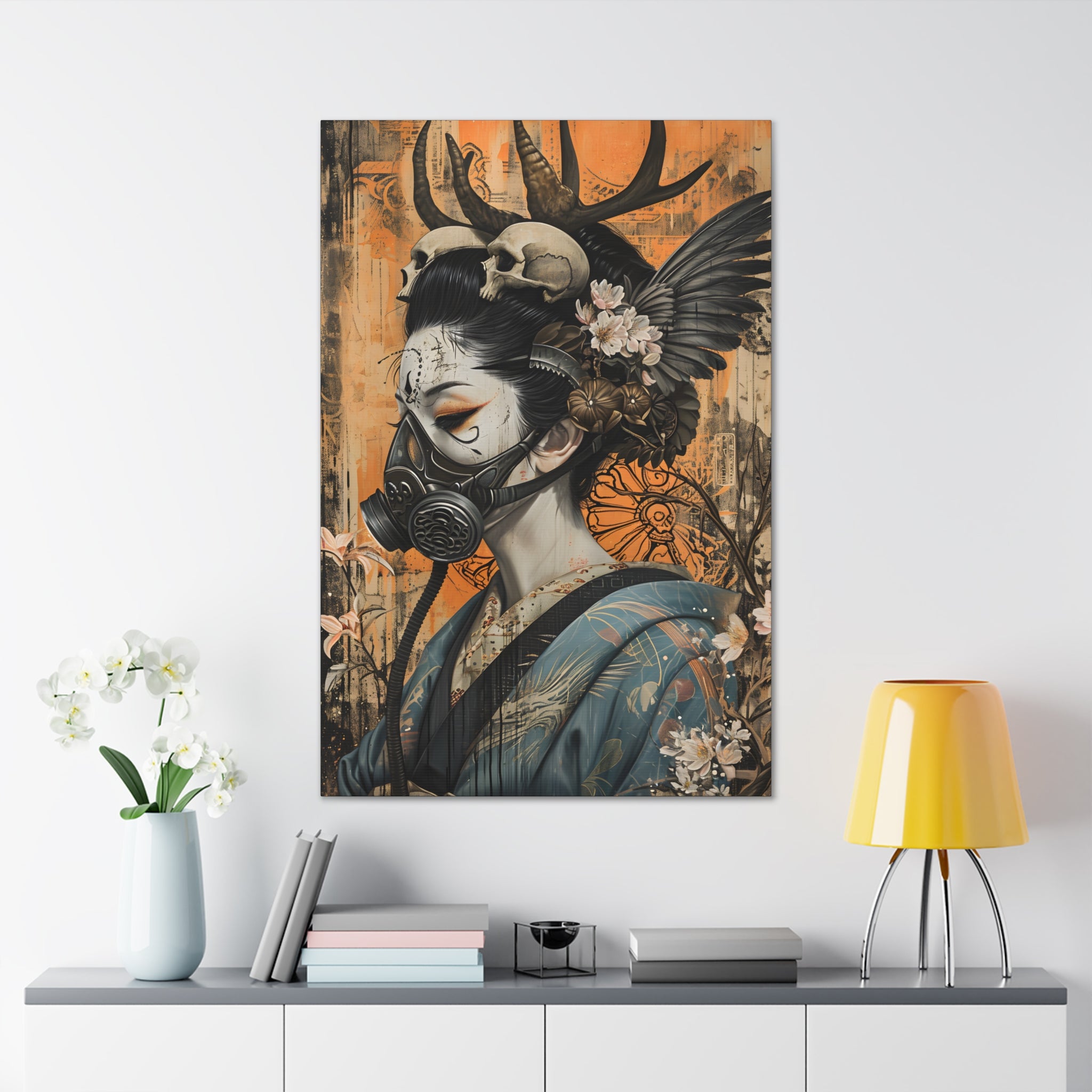 A Shy Kiss Canvas Print