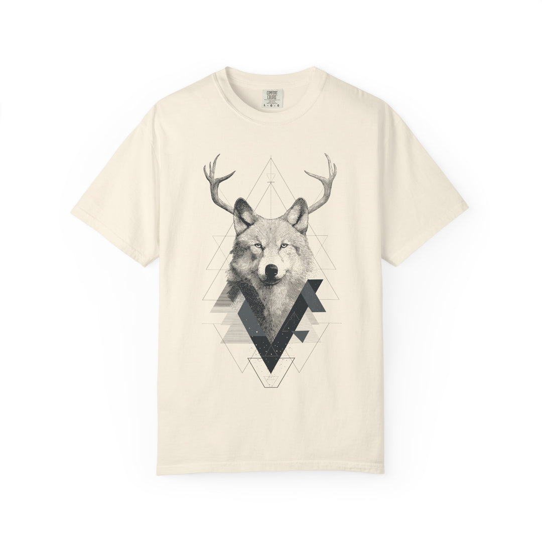 Geo Wolf Mens WUNDERLAND Vibes Short Sleeve Tee