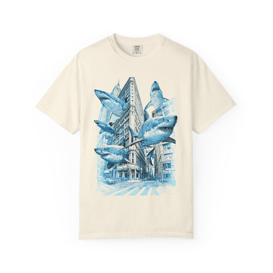 Swimming With Sharks City Mens AQUAVIDA Short Sleeve Tee