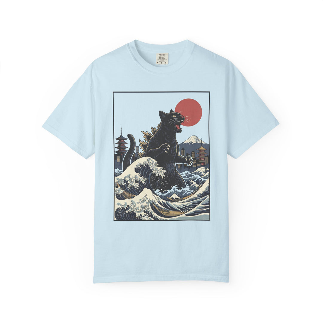 Catzilla Attacks Tokyo Mens WUNDERLAND Vibes Short Sleeve Tee