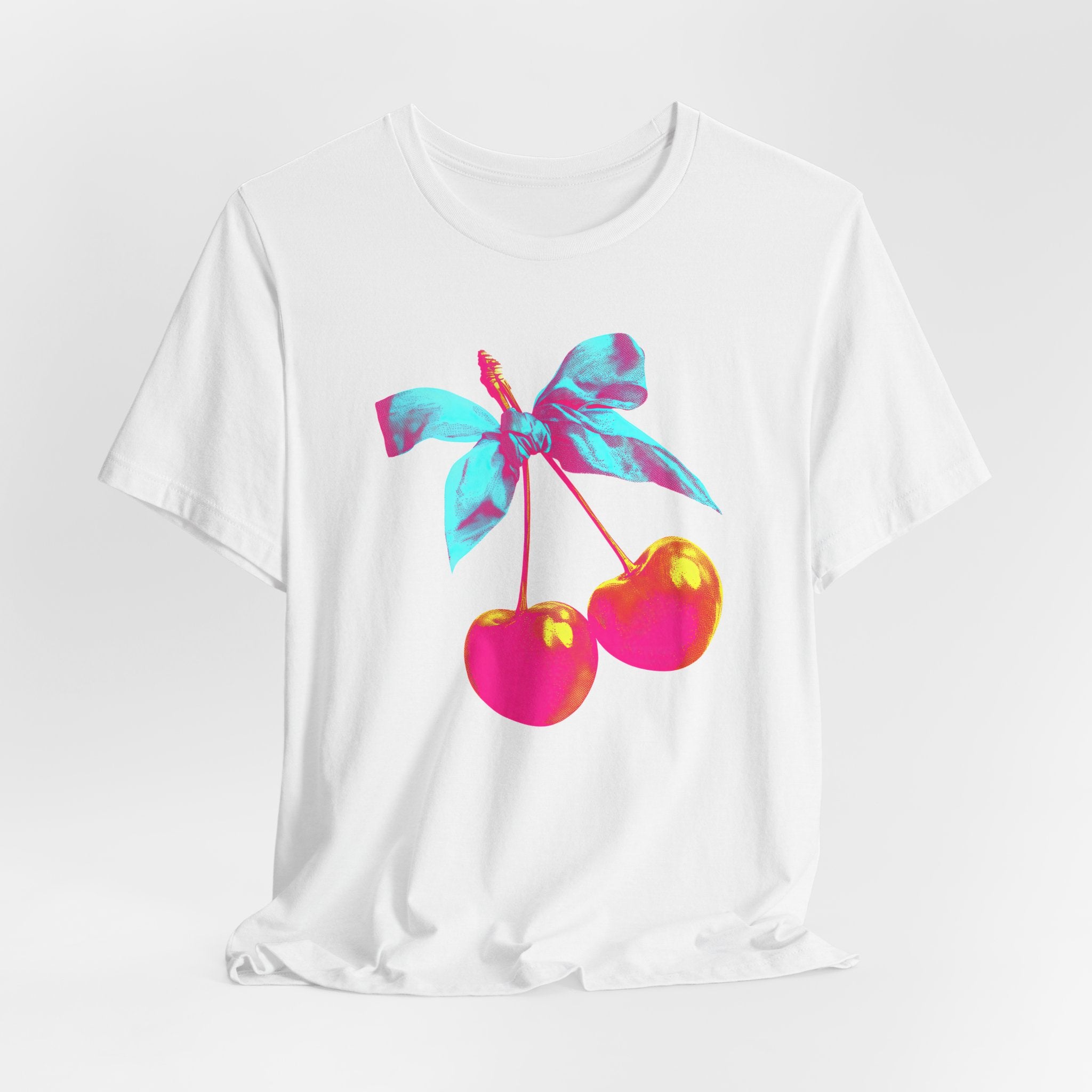BOW CHERRIES Vintage Womens L'Atomique Graphic Tee