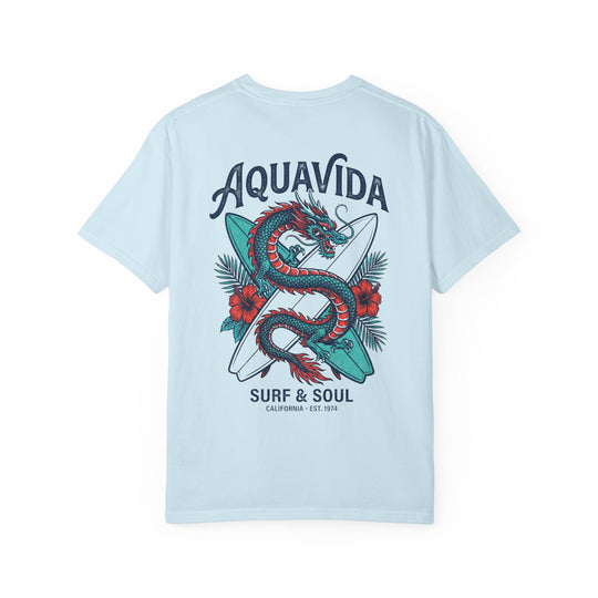 Aqua Tropical Dragon Mens AQUA VIDA Short Sleeve Tee
