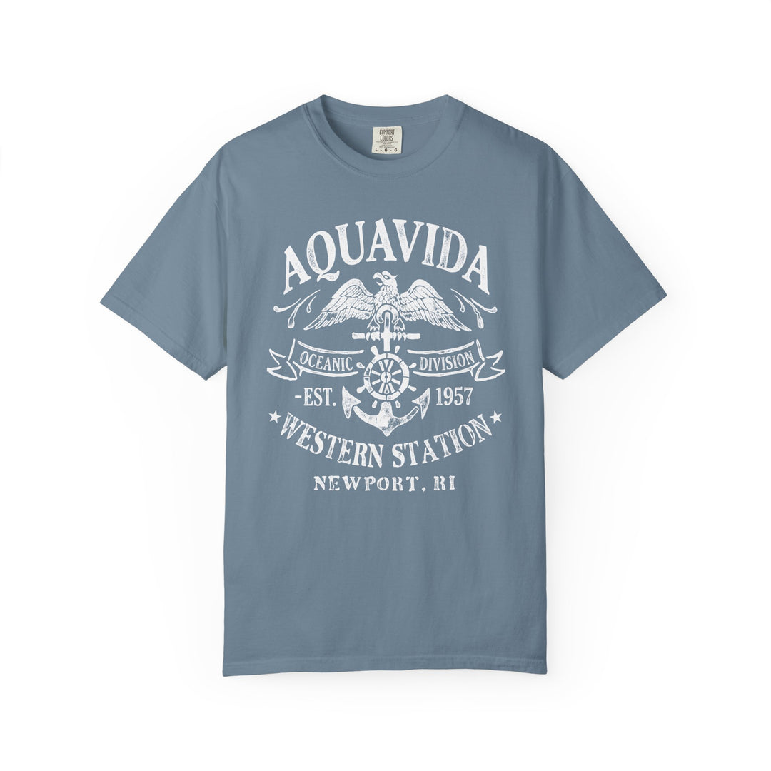 Western Station Mens AQUA VIDA Short Sleeve Tee
