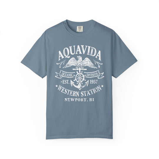 Western Station Mens AQUA VIDA Short Sleeve Tee