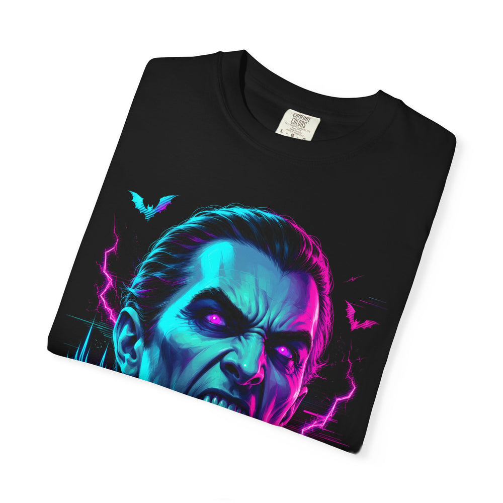 Dracula Vampire Retro Vaperwave Mens WUNDERLAND Halloween Booteek Short Sleeve Tee