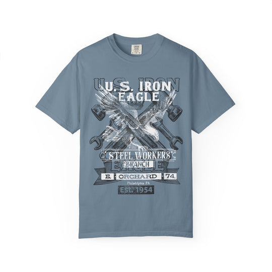 U.S. IRON EAGLE STEEL WORKERS Mens WUNDERLAND Short Sleeve Tee