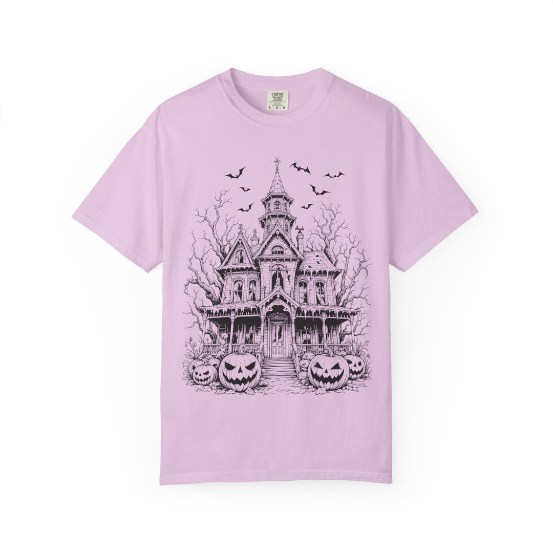 Spooky Haunted House Womens WUNDERLAND Halloween Booteek Short Sleeve Tee