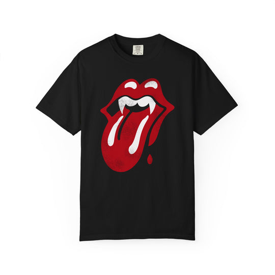 Vamp Lips Womens WUNDERLAND Backyard Dept Halloween Booteek Short Sleeve Tee