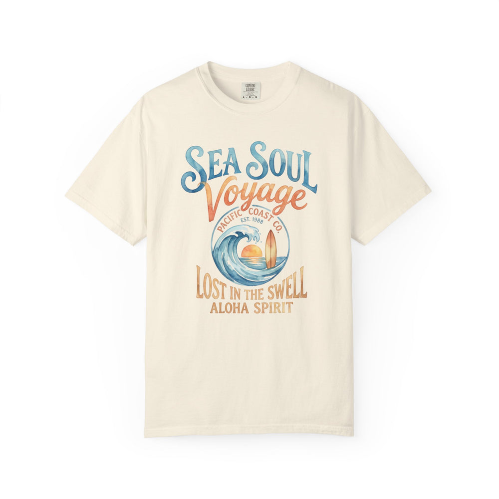 Sea Soul Voyage Womens L'Atomique Relaxed Fit Comfort Colors Graphic Tee