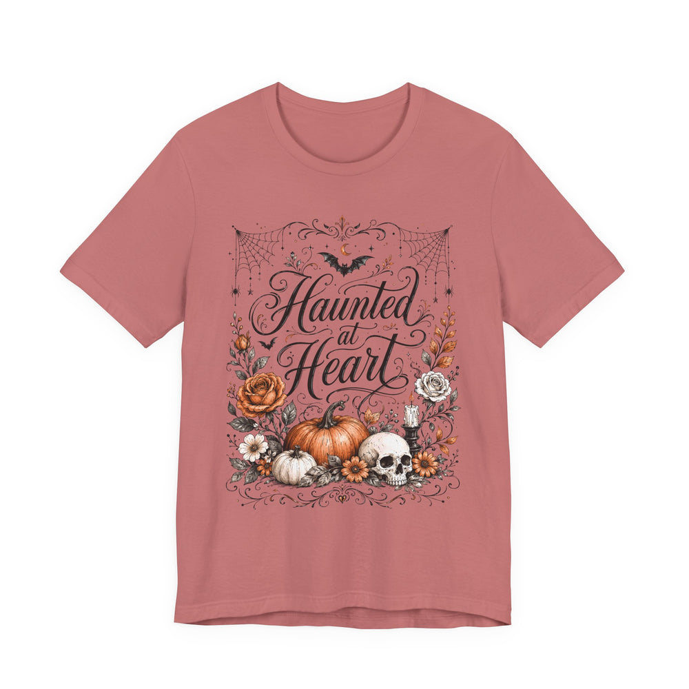 Haunted At Heart Women's Halloween Classic Fit Tee