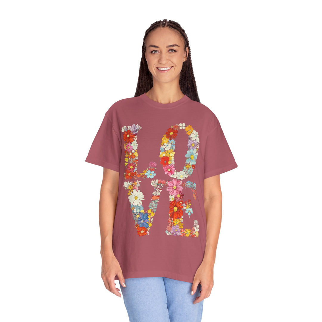 Floral LOVE Letters Womens L&