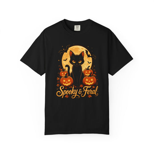 Spooky &amp; Feral Womens WUNDERLAND Halloween Booteek Short Sleeve Tee