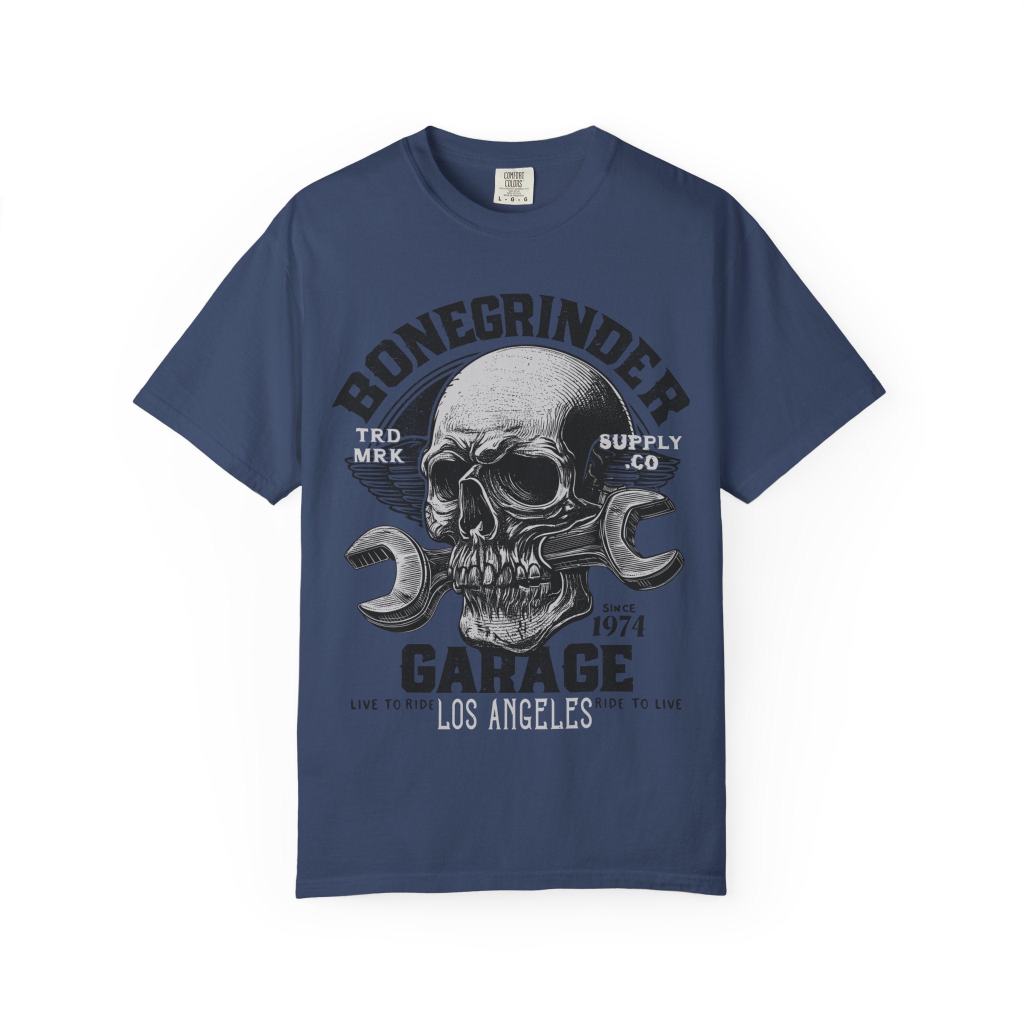 BONEGRINDER GARAGE Mens WUNDERLAND Short Sleeve Tee
