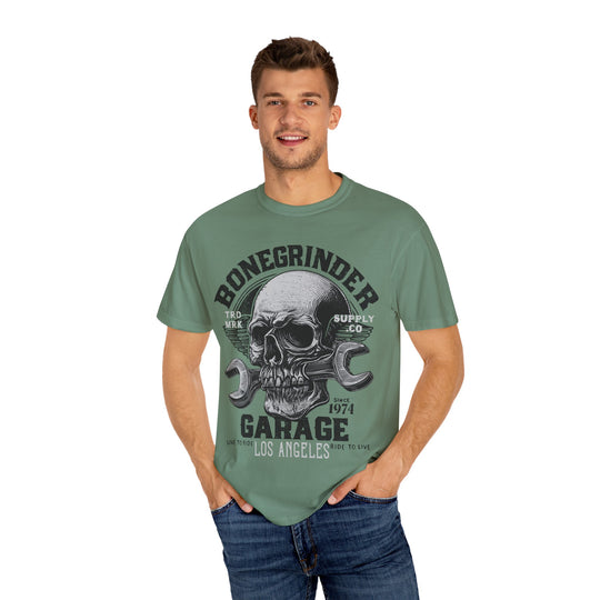 BONEGRINDER GARAGE Mens WUNDERLAND Short Sleeve Tee