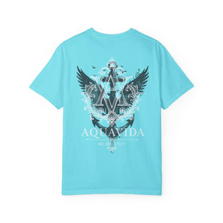 Eagle Anchor Logo Mens AQUA VIDA Short Sleeve Tee