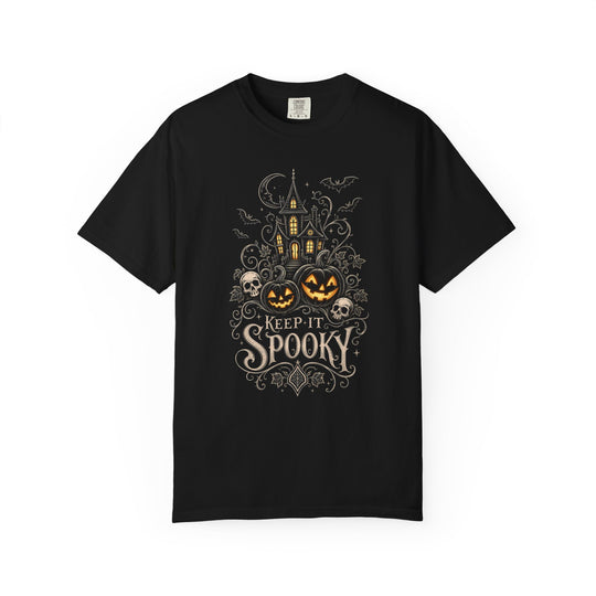 Keep It Spooky Haunted House Womens WUNDERLAND Halloween Booteek Short Sleeve Tee