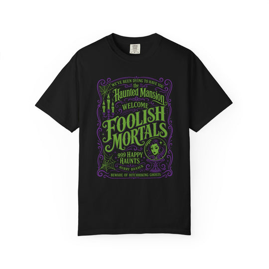 Foolish Mortals Womens WUNDERLAND Halloween Booteek Short Sleeve Tee