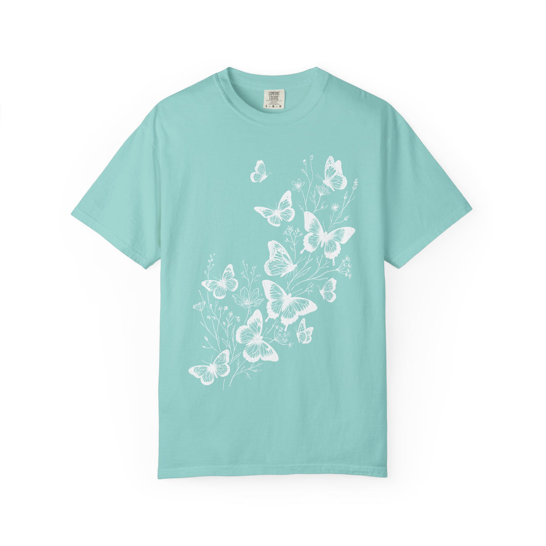 Butterfly Bouquet Womens L'Atomique Relaxed Fit Comfort Colors Graphic Tee