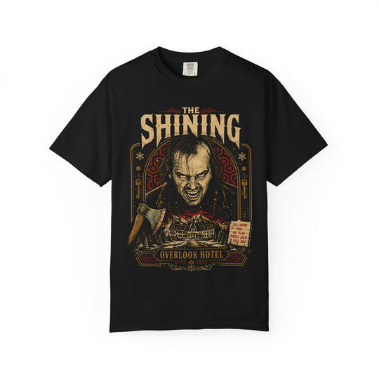 The Overlook Hotel—Jack Torrance Classic Horror Mens WUNDERLAND Halloween Booteek Short Sleeve Tee