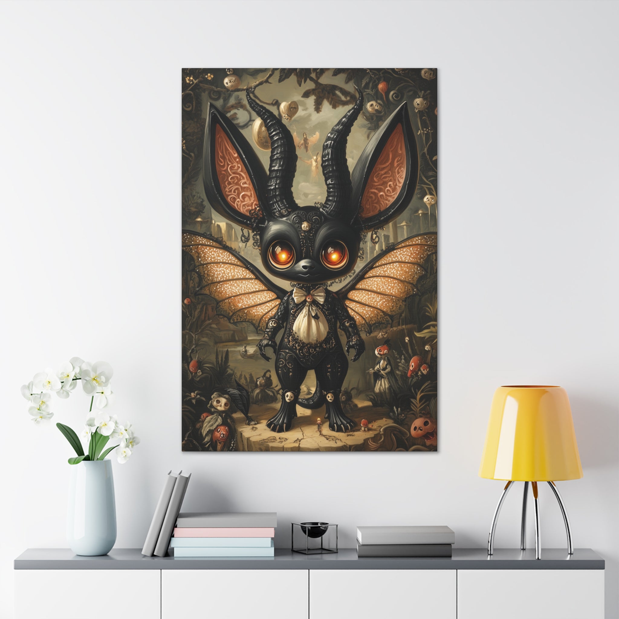 Dwelling In A Dark Fable Canvas Print