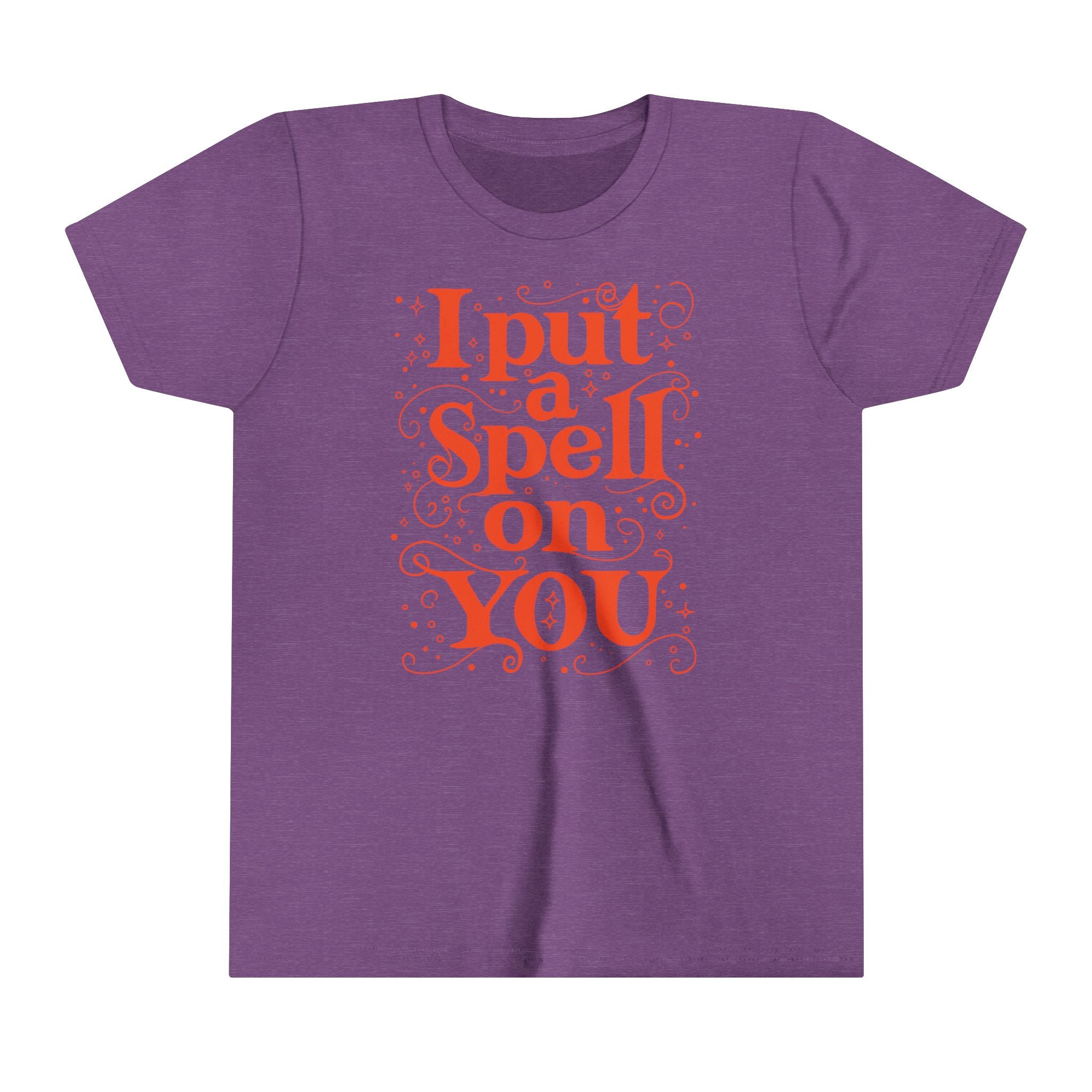 I Put A Spell On You Girls Halloween Short Sleeve Tee