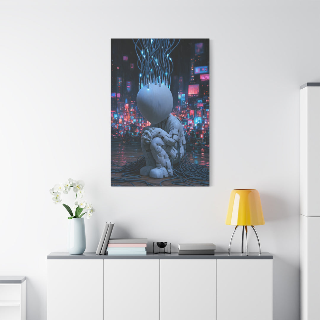 Disconnected Canvas Wall Art