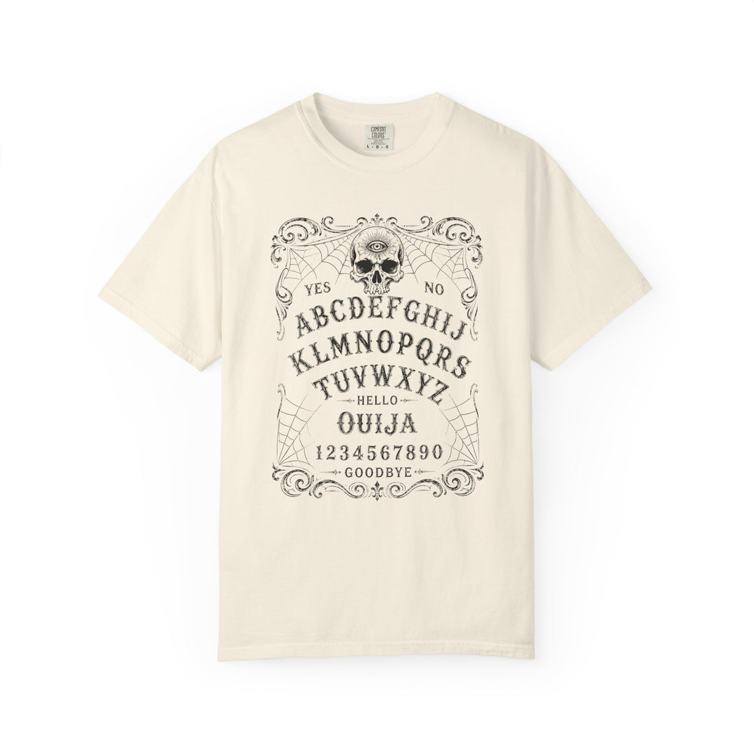 Ouija Board Skull Vintage Occult Mens WUNDERLAND Halloween Booteek Short Sleeve Tee