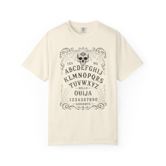 Ouija Board Skull Vintage Occult Mens WUNDERLAND Halloween Booteek Short Sleeve Tee