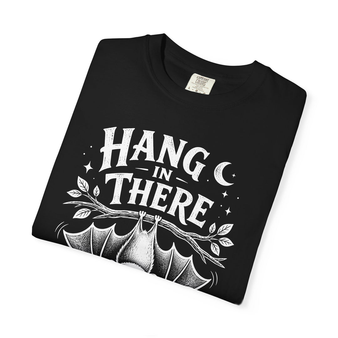 Hang In There Womens WUNDERLAND Halloween Booteek Short Sleeve Tee