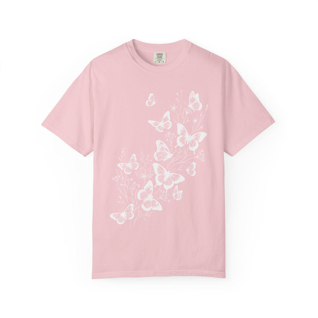 Butterfly Bouquet Womens L'Atomique Relaxed Fit Comfort Colors Graphic Tee