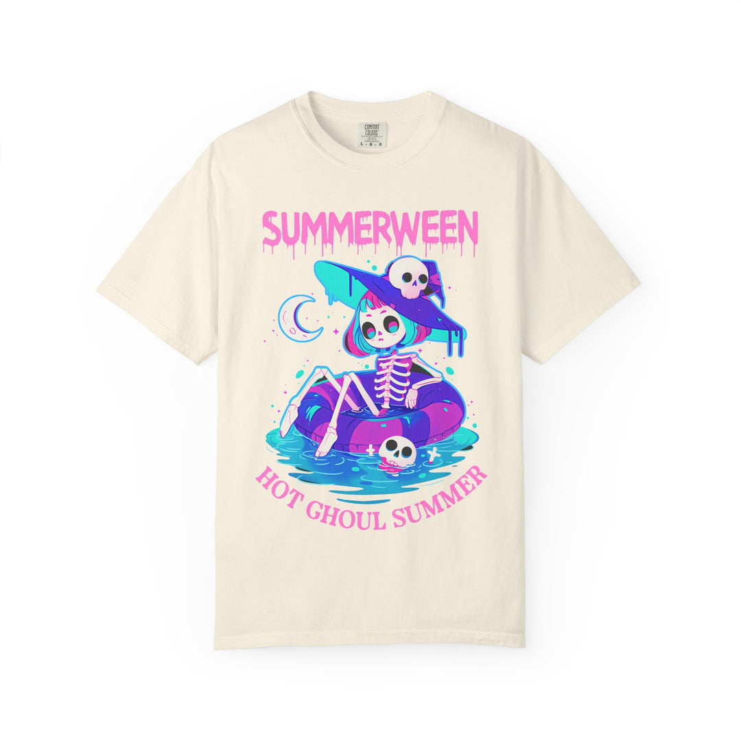 Summerween Hot Ghoul Summer Womens WUNDERLAND Backyard Dept Halloween Booteek Short Sleeve Tee