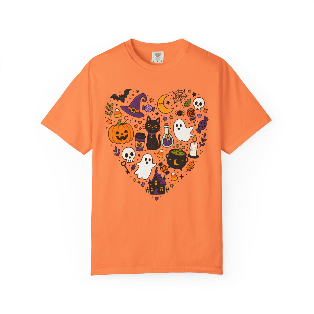 Halloween Heart Cute Spooky Icons Womens WUNDERLAND Halloween Booteek Short Sleeve Tee