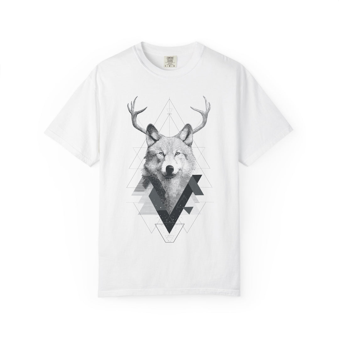 Geo Wolf Mens WUNDERLAND Vibes Short Sleeve Tee