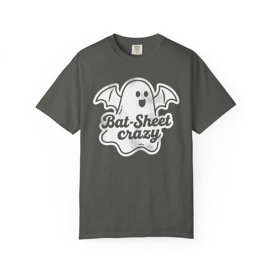 Bat Sheet Crazy Ghost Womens WUNDERLAND Backyard Dept Halloween Booteek Short Sleeve Tee