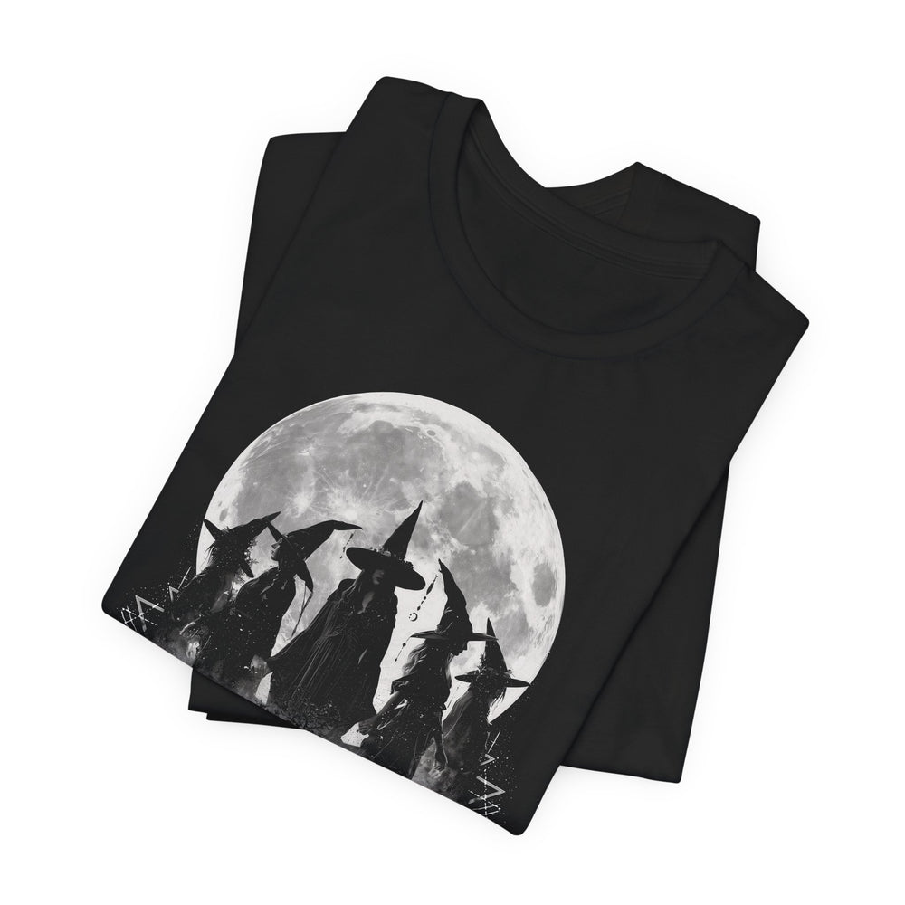 Moon Coven Floral Women's Halloween Classic Fit Tee