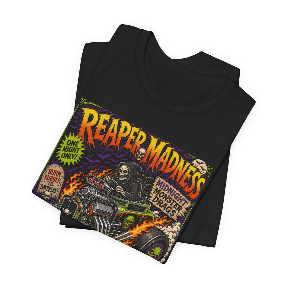 Reaper Madness Hot Rod Men's Halloween Classic Fit Tee