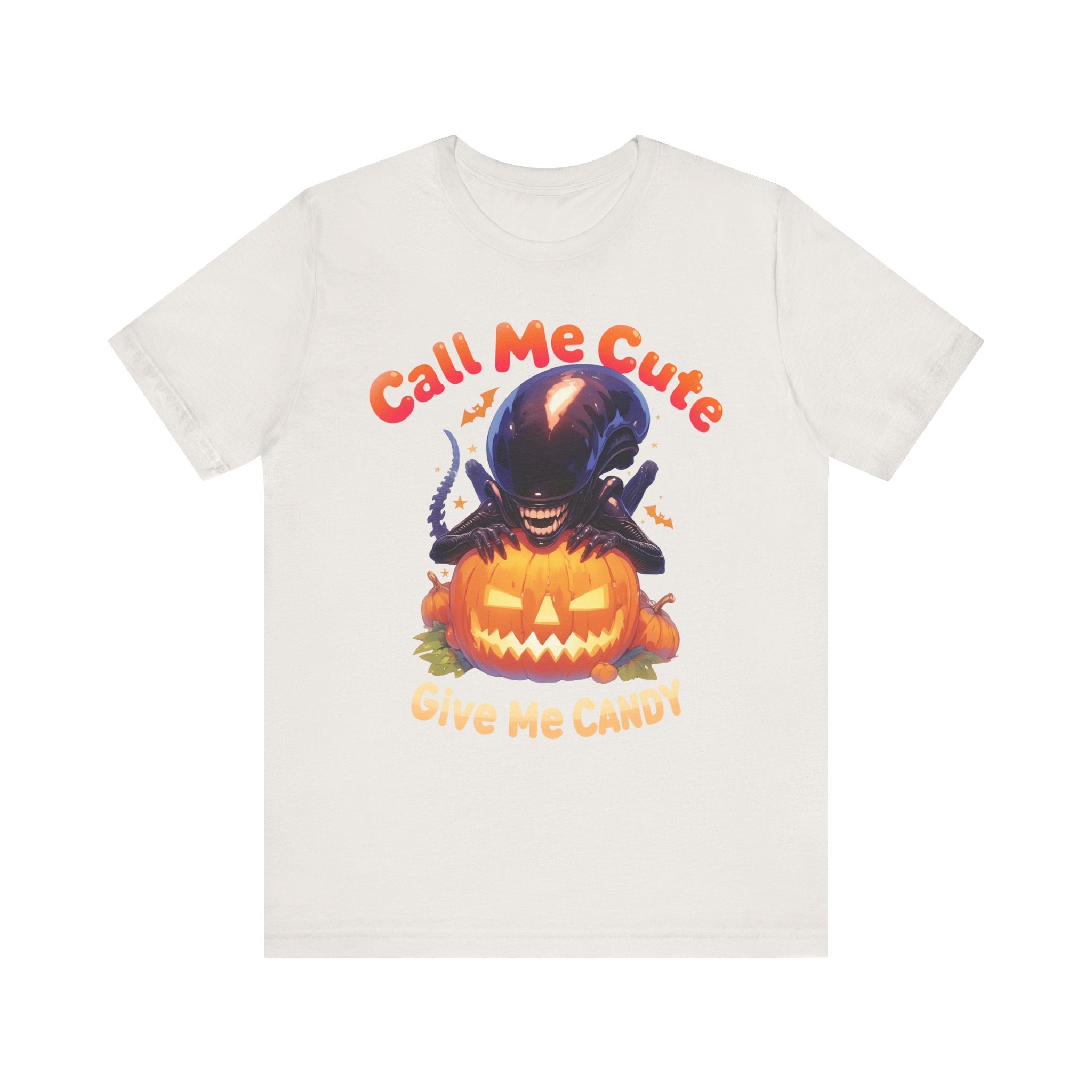 Call Me Cute Give Me Candy Mens Halloween Booteek Jersey Short Sleeve Tee