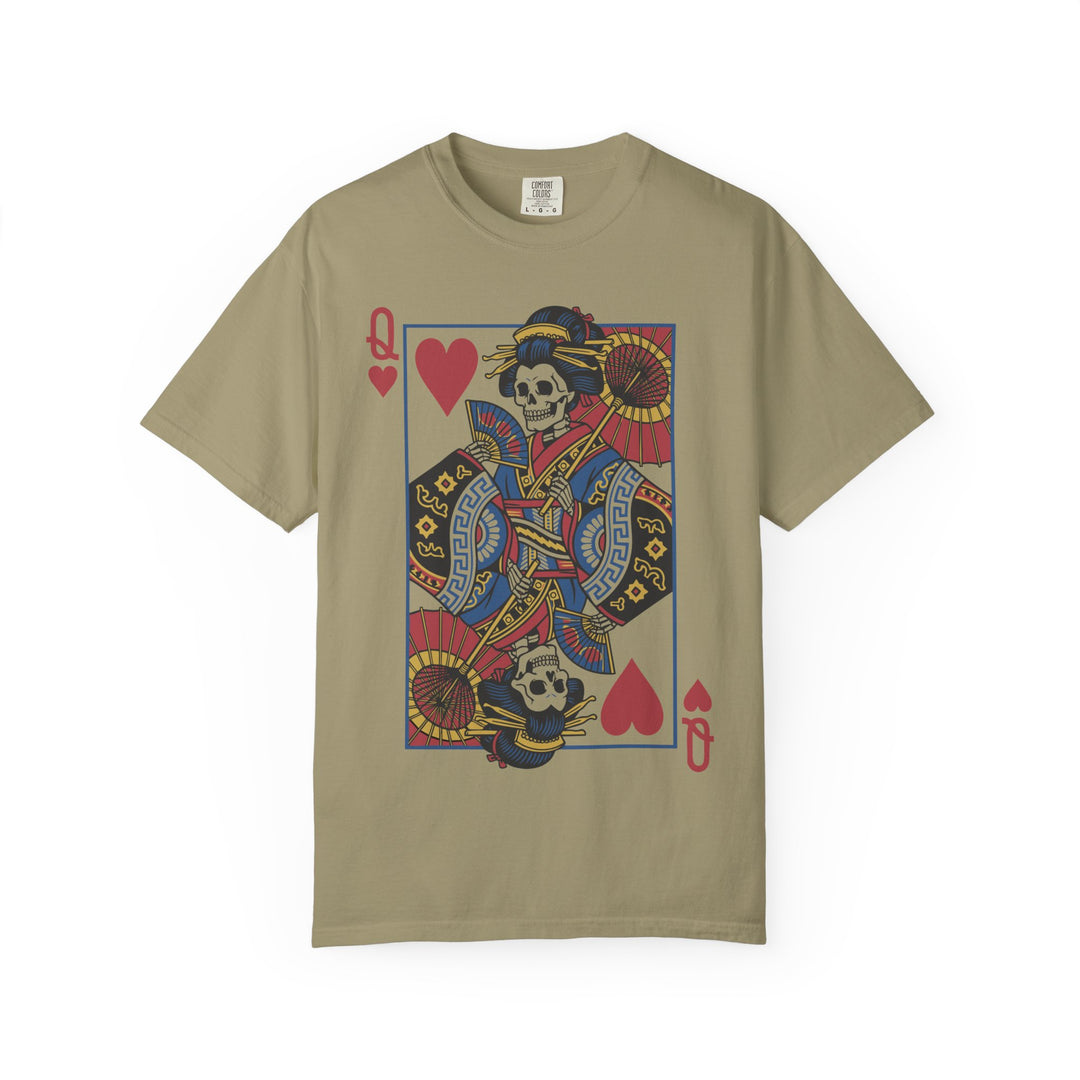 Geisha Queen Of Hearts Mens ATOMYK Short Sleeve Tee