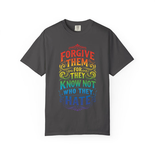 Forgive Them For They Know Not Who They Hate ATOMYK Short Sleeve Tee
