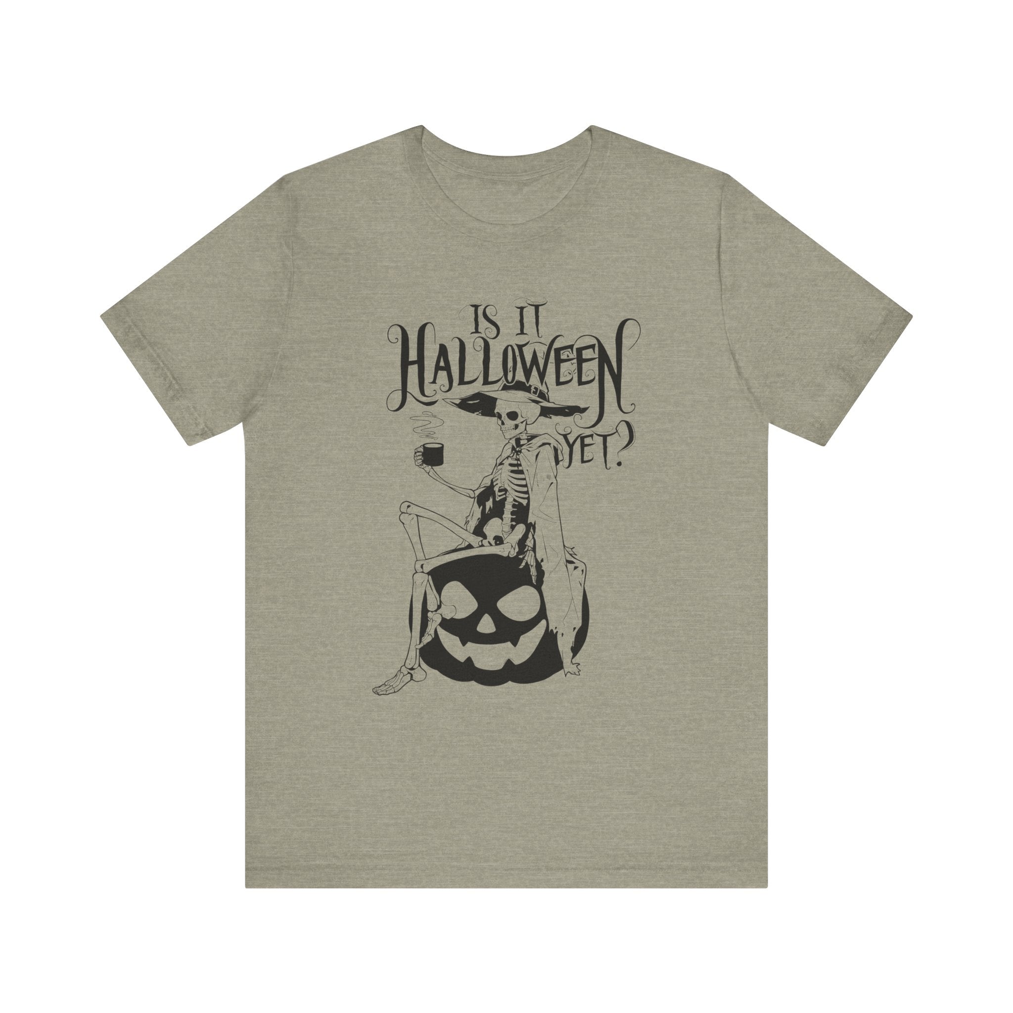 Is It Halloween Yet Witch Pumpkin Womens Halloween Booteek Jersey Short Sleeve Tee