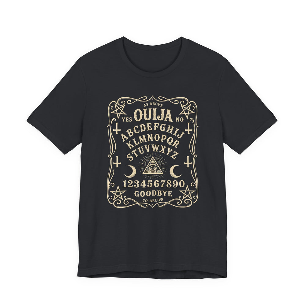 Ouija Occult Spirit Board Men's Halloween Classic Fit Tee