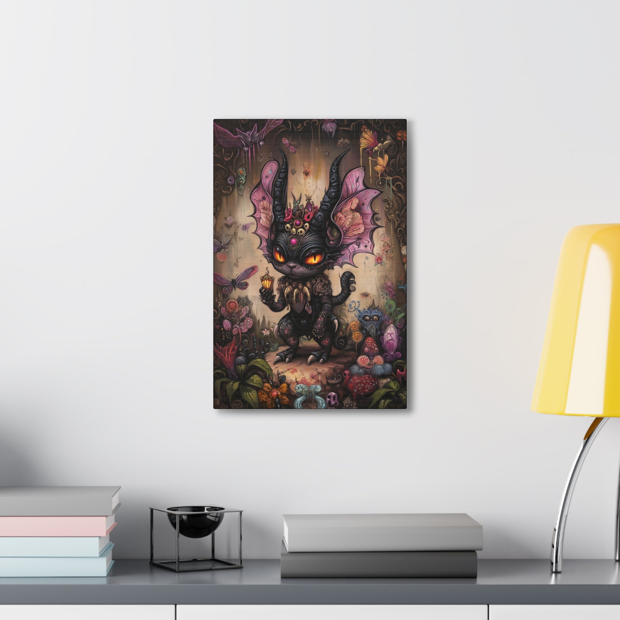 Dwelling In The Deep Dark Canvas Print