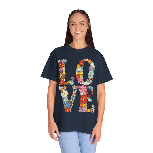 Floral LOVE Letters Womens L&