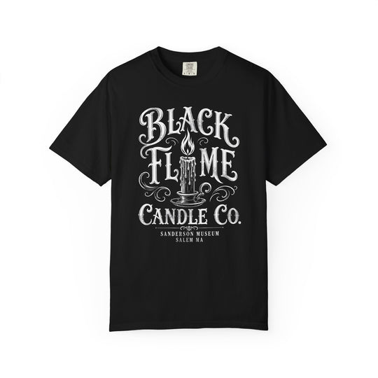 Black Flame Candle Co. Vintage Witchy Candle Mens WUNDERLAND Halloween Booteek Short Sleeve Tee